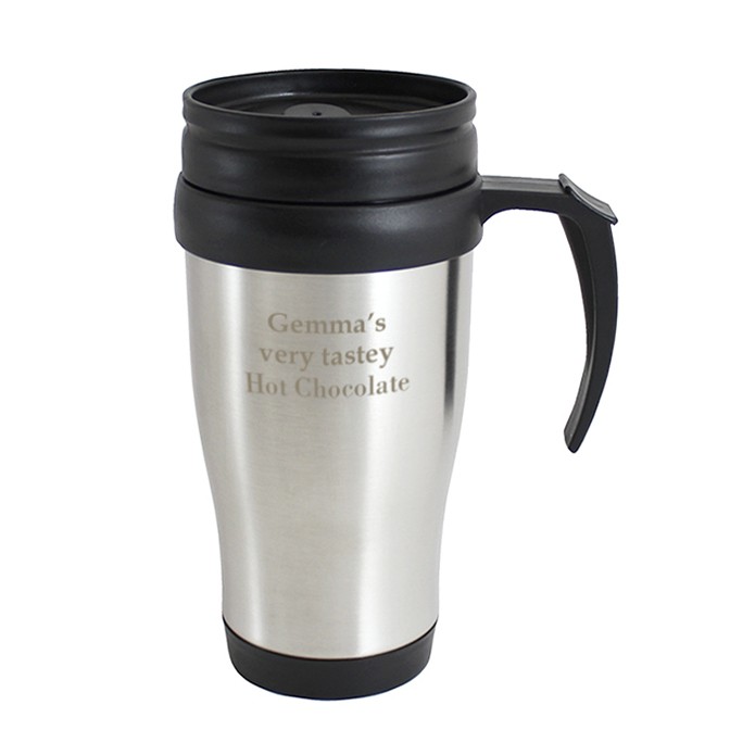 Engraved Thermal Travel Flask