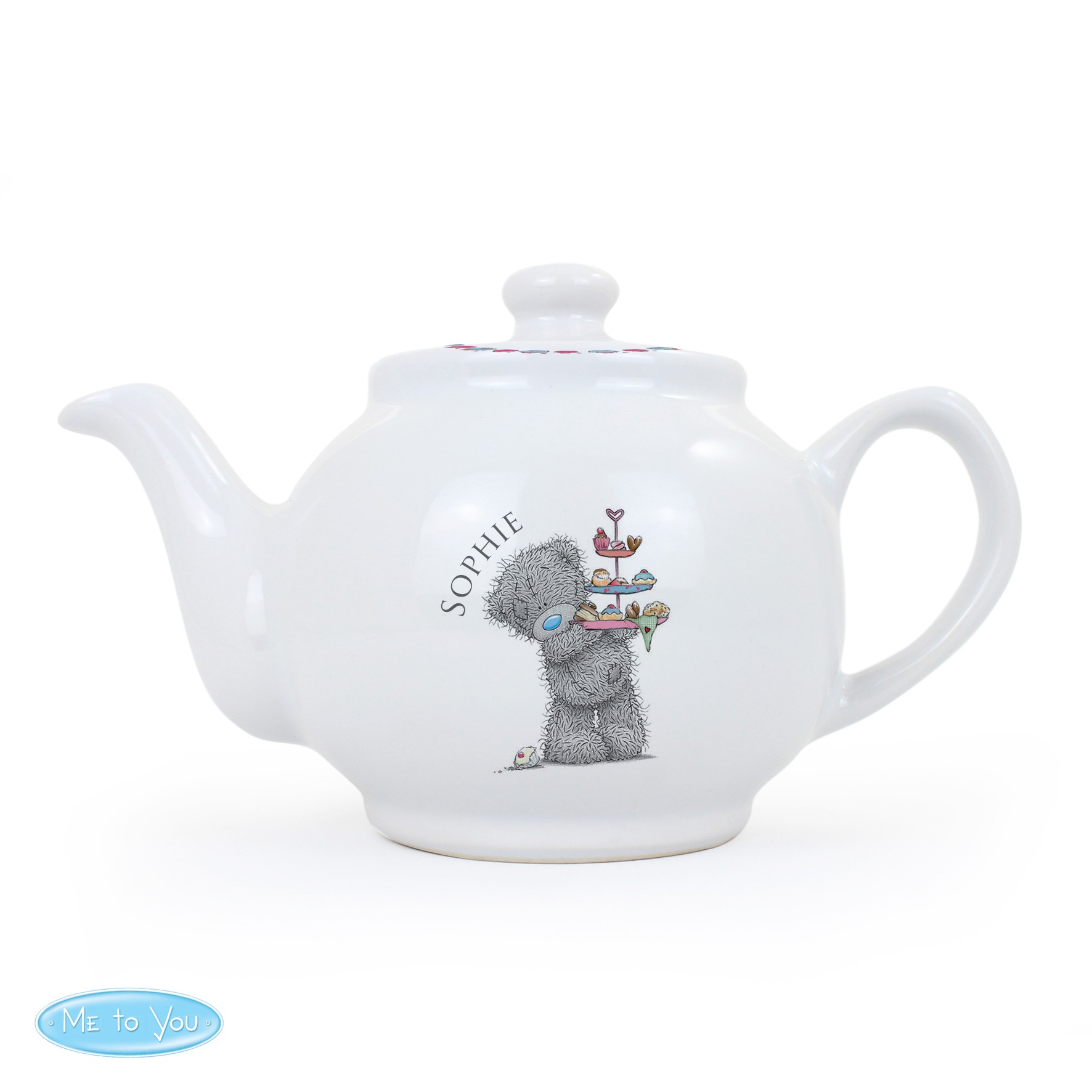 Personalised Me to You Cupcake Small Teapot